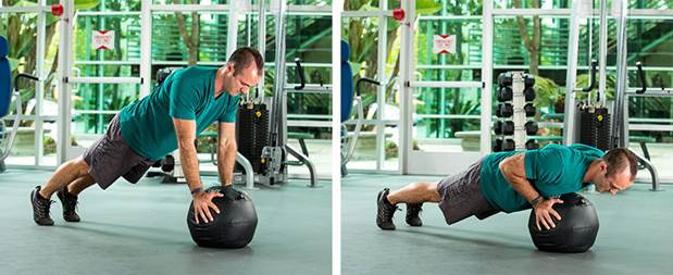 medicine-ball-pushups